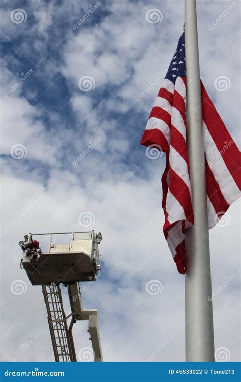 September 11 ceremony stock photo. Image of holiday, flag - 45533022