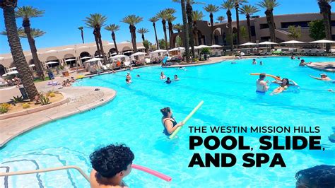 The Pool, Water Slide, & Spa at The Westin Mission Hills Resort Villas ...