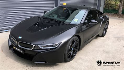 BMW i8 - black satin | Wrapstyle