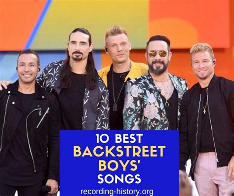 Top 10 Backstreet Boys' Songs & Lyrics - List of Songs By Backstreet Boys