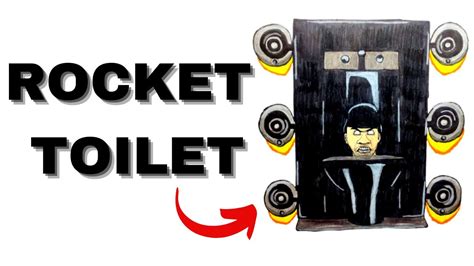 Cómo DIBUJAR al🚀ROCKET TOILET🚽 de los SKIBIDI TOILET / How to DRAW ...