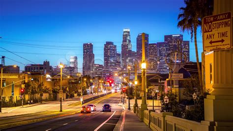 Stunning Night View of Downtown Los Angeles