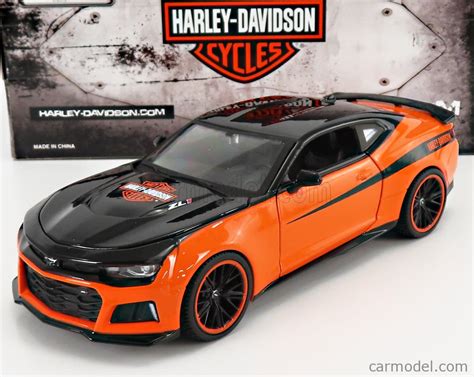 MAISTO 32271 Scale 1/24 | CHEVROLET CAMARO ZL1 CUSTOM HARLEY DAVIDSON ...