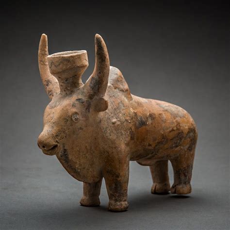 Indus Valley Slip-Painted Terracotta Sculpture of a Bull - SF.168 ...