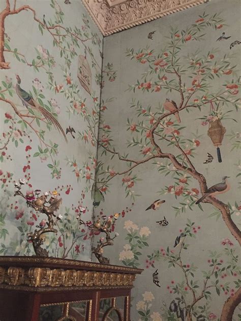 Chinoiserie wallpaper, Hand painted wallpaper, Chinese wallpaper