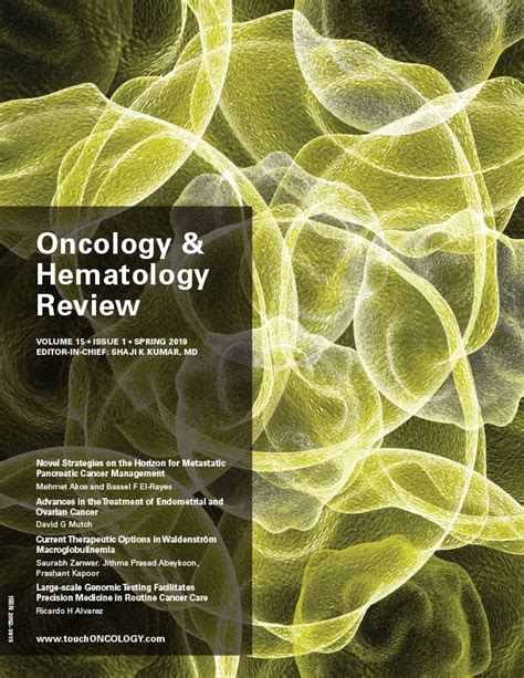 ONCOLOGY & HEMATOLOGY JOURNALS - touchONCOLOGY