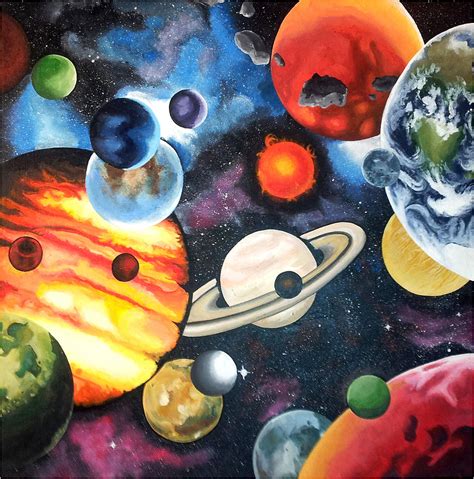 Space Painting by Sophie Knight | Pixels