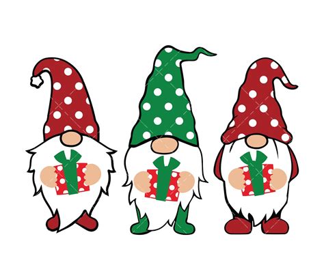 Christmas Gnomes SVG, PNG, PDF, Gnomies SVG, Gnome SVG