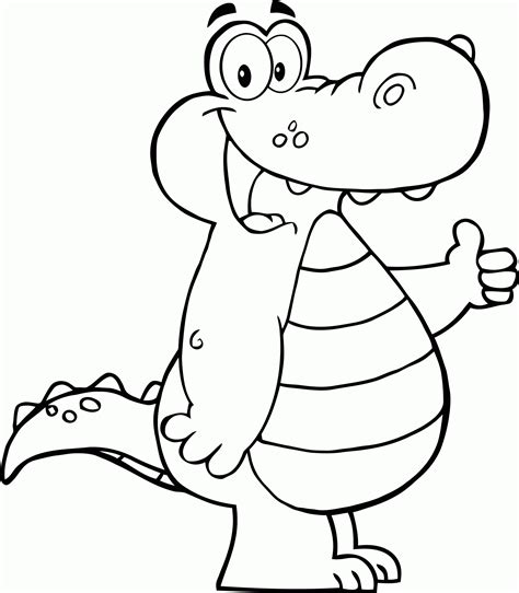 Alligator Coloring Pages Printable