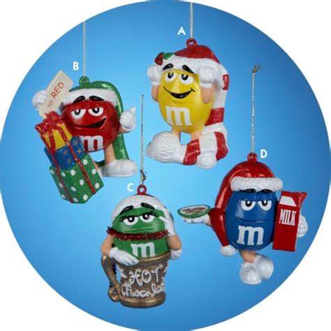 M&M Candy Christmas Ornament - Christmas and City