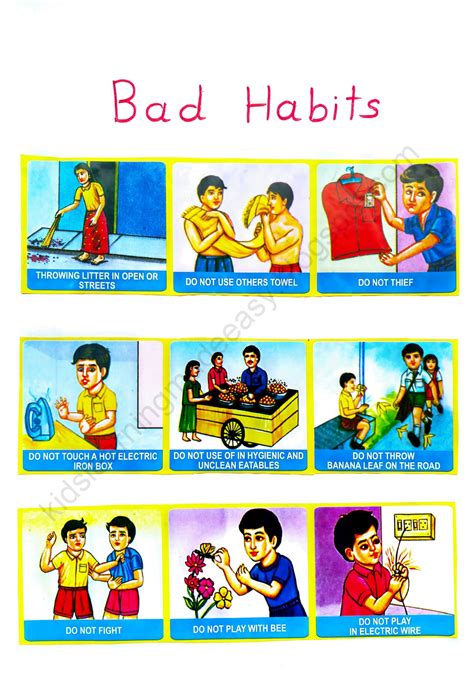 GOOD HABITS AN BAD HABITS