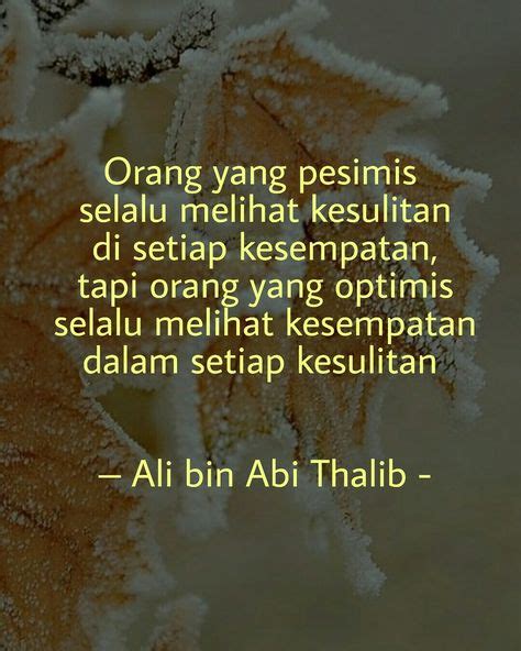 kata bijak motivasi ali bin abi thalib - Info Kata Mutiara