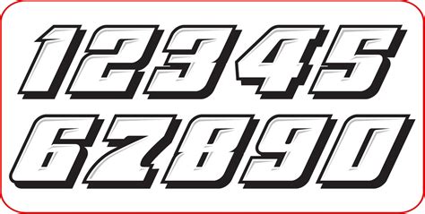 Race Car Numbers Package Dirt Late Model Modified Street Stock Imca - Etsy