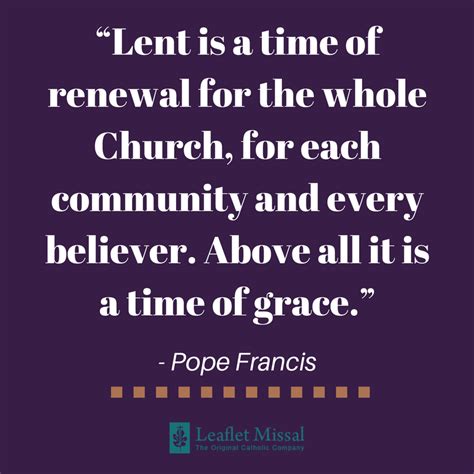 9 Inspiring Lenten Quotes & Sayings from Pope Francis | News | Leaflet ...