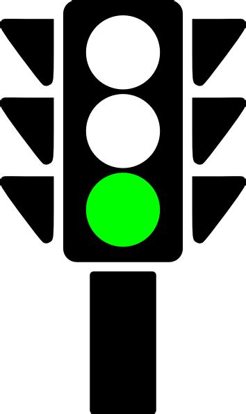 Large Green Traffic Light Clip Art at Clker.com - vector clip art ...