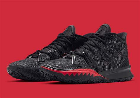 Nike Kyrie 7 Black Red Bred CQ9327-001 Release | SneakerNews.com