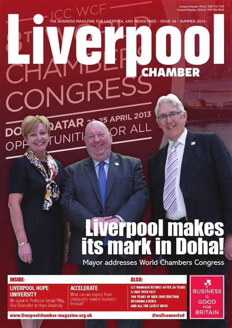 Liverpool Chamber Magazine Issue 39 Summer 2013 by Liverpool Chamber of ...