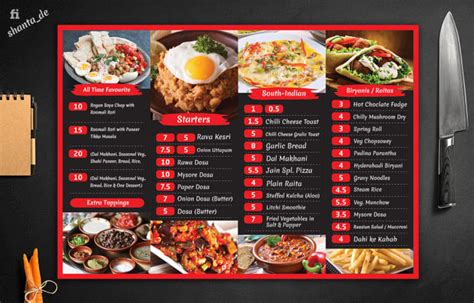 Design restaurant menu, food menu, digital menu screen flyer by Shanta ...