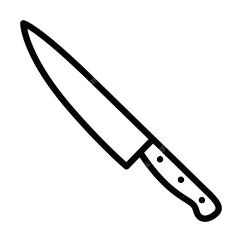 Chef Knife Silhouette at GetDrawings | Free download