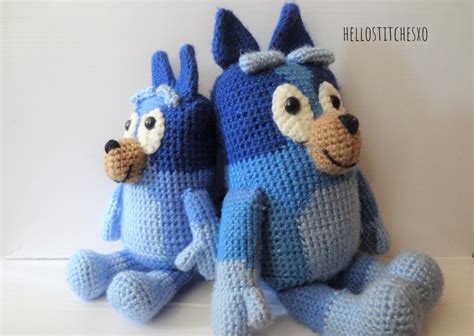 Bluey/Bingo crochet toy - hellostitches xo