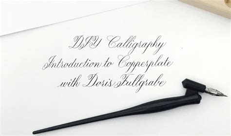 Copperplate Calligraphy Examples