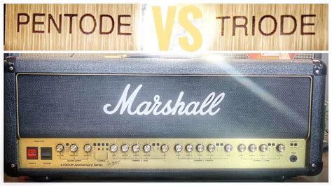 Pentode Vs Triode Mode on a Marshall EL34 Amp! - YouTube