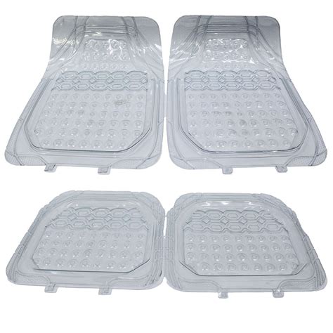 Transparent Clear PVC 4piece Car Floor Mats Set - Autostyle Motorsport ...