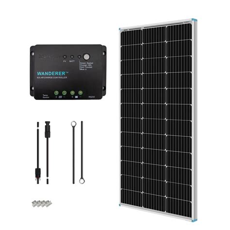 Buy Renogy 100 Watt 12 Volt Solar Panel Starter Kit with 100W ...