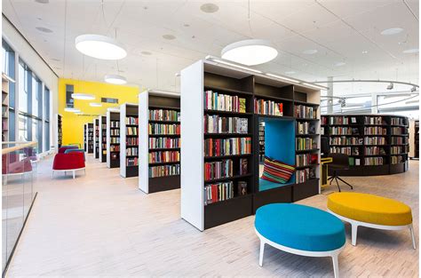 Library interior design completes architectural vision