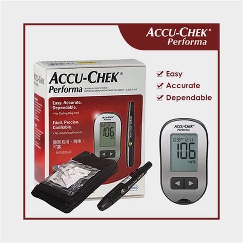 Accu-Chek Performa Glucometer (Red) - Cureka - Online Health Care ...