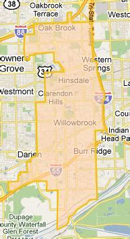 Hinsdale, Illinois community profile and map