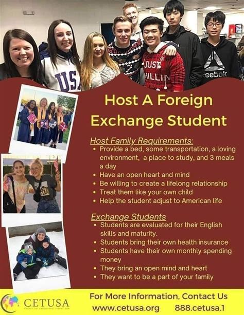 CETUSA is seeking host families nationwide to host high school exchange ...