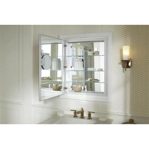 KOHLER Verdera 24-in x 30-in Rectangle Surface/Recessed Mirrored ...