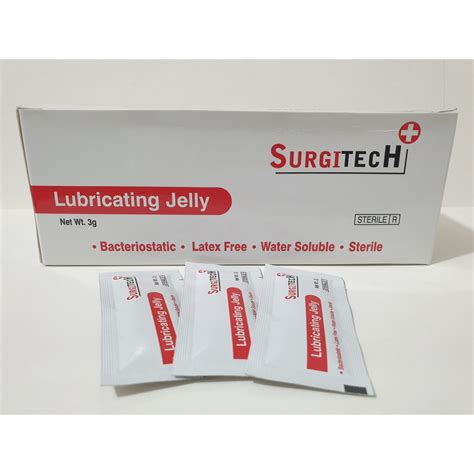 Lubricating Jelly 3g (Surgitech) | Shopee Philippines