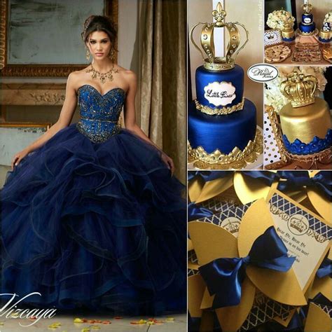 Gold & Navy Blue is 🔥🔥 BEAUTIFUL INSPIRATION .... Cake via @royal_cakes ...