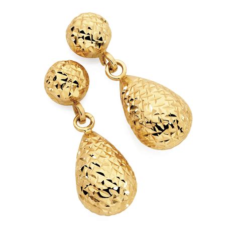 Stud Earrings in 10ct Yellow Gold