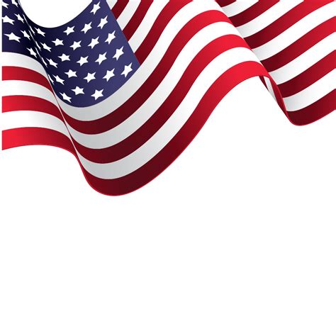 American flag vector material png download - 1000*1000 - Free ...