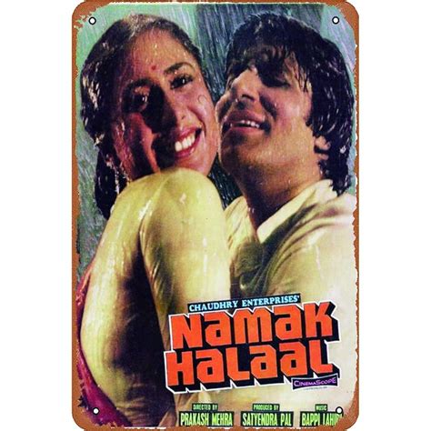 Namak Halaal - Amitabh Bachchan - Hindi Movie Poster | Ubuy India