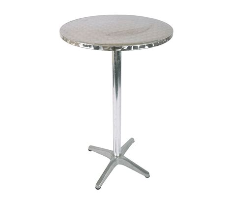 Bar Table Chrome - Silver Spoon Hire