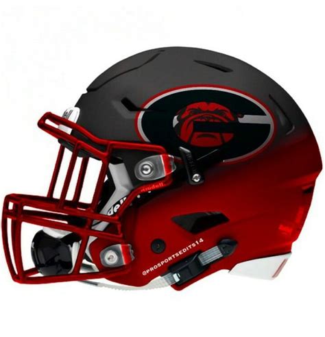 Cool football helmets, Football helmets, Bulldogs football