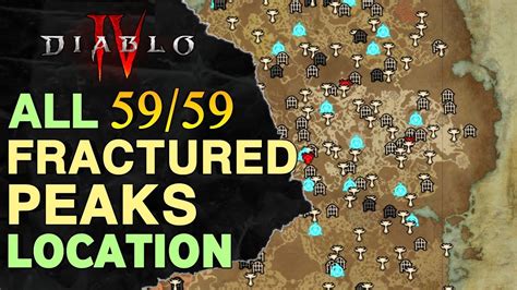 All Fractured Peaks Map Diablo All Stronghold Waypoints Dungeons | Hot ...