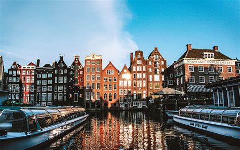 1920x1080px, 1080P free download | Amsterdam, morning, sunrise, capital ...