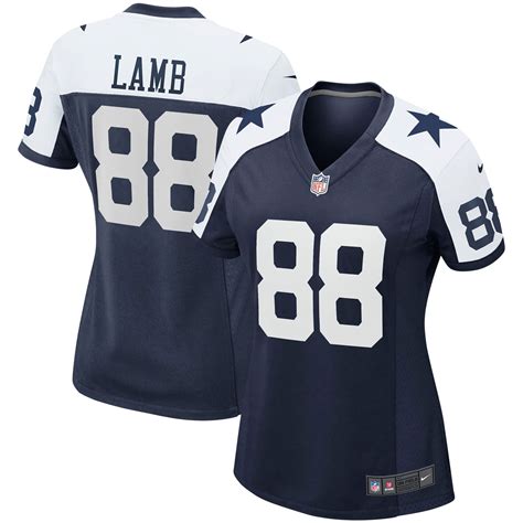 Women's Dallas Cowboys CeeDee Lamb Nike Navy Alternate Game Team Jersey