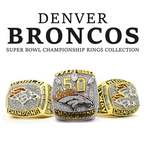 Denver Broncos Super Bowl Championship Rings Collection - www ...