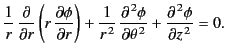 Laplace's Equation in Cylindrical Coordinates