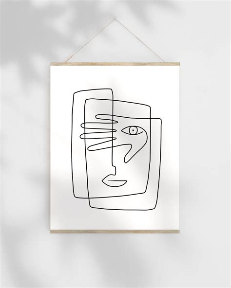 Minimalist Illustration Downloadable Prints Black and White Wall Prints ...