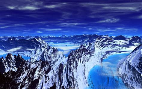 National Geographic 3D Mountains - Desktop Wallpaper