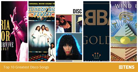 Top 10 Greatest Disco Songs - TheTopTens