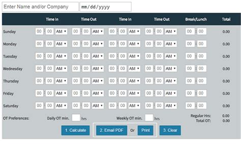 TimeClick’s Free Online Time Card Calculator