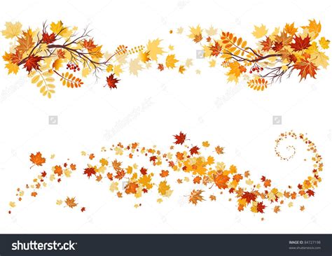 10++ Autumn leaves clipart border info